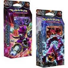 포켓몬 XY 스팀 시즈 60장 카드 테마 덱 세트 불꽃 번개