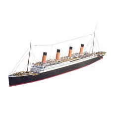 shangren 어린이 성인 퍼즐 교육 조립 장난감 Brain Teaser itanic Ship Model Games Jigsaw 선박 DIY 모델 키트 조립 가정 장식, 완료 67x7cm, 종이, 다중, 1개