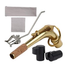 199623 Yibuy 알토 색소폰 벤드 넥 액세서리 스펙트럼 클립 엔드 플러그 캡 2개