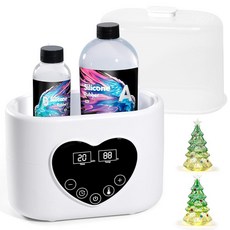 Winartton 자동 수지 예열기 8 16 32g 에폭시 수지용 다기능 워머 UV 수지 실리콘 고무 정확한 온도 및 시간 제어 레진 얇은 점도 기포 감소, Winartton 자동 수지 예열기, 8,16, 32g