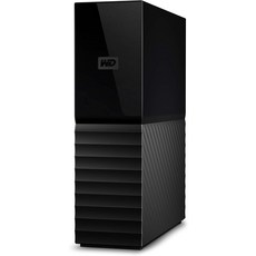 웨스턴 디지털 6TB 마이북 데스크톱 외장 하드 드라이브 USB 3.0 비밀번호 보호 및 자동 백업 소프트웨어가 포함된 HDD - WDBB0060HBK-NESN, Single Drive