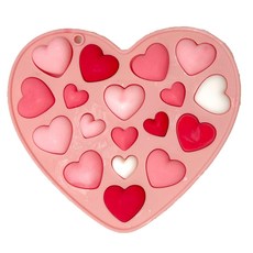 [이브닝메종] 입체 큰 하트 작은 하트 실리콘 다용도 몰드 18구, 큰하트&작은하트 K2