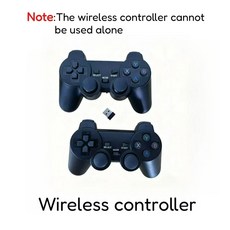 M8 비디오 게임 콘솔 4K HD 출력 20000+ 클래식 레트로 스틱 23+ 에뮬레이터 2.4G 듀얼 무선 컨트롤러, F-Game-Controller