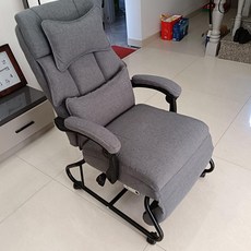 네일 스툴 네일샵 시술용 뷰티샵 네일가구 업소용 편리한, 동기식 리클라이닝 팔걸이, 그레이 면 혼방 165