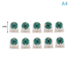 10Pcs T5 라이트 홀더 기본 비 션트 내열성 램프 소켓 AC500V 2A LED 형광등 튜브 조명, 02 A4