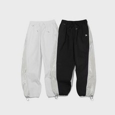 코드그라피 우먼 WAVE 로고 심볼 메탈 배색 팬츠_2COLOR 260109