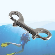 루체트리 스쿠버 다이빙 더블 엔드 볼트 스냅 다이빙소품 스냅링 양방향 90mm DD-13247-1