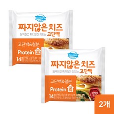 동원 덴마크 짜지않은 슬라이스 치즈 고단백 철분 252g x 2입18g x 28매, 18g, 1개