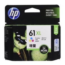 HP 61XL 原廠彩色墨水匣 增量版 高印量 適用多款HP印表機, 61XL-彩色, 1個