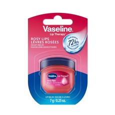 Vaseline 凡士林 Lip Therapy 72小時保濕護唇膏, 7g, 1個, 玫瑰色