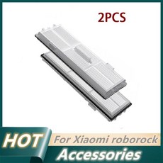 로보락 깔판 부품 걸레 화이트 블랙 사이드 브러시 메인 브러시 롤 브러시 필터 물 탱크 액세서리 S7 S75 S7 플러스 정품, [12] Filter 2PCS