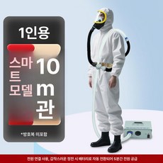 픽노바 전동식호흡보호구 송기식마스크 방독면 전면, 스마트 어댑터 1인용 10m, 1개