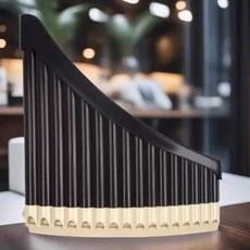 에이패쓰 팬플룻 관악기 대나무 파이프 악기 펜플룻, 16튜브 블랙 C톤, 1개