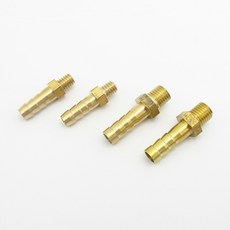 5PCS 3mm 4mm 5mm M3 10mm 8mm 호스 6mm OD M5 M4 바브, M5 to 5mm