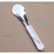 304不銹鋼雪糕鏟 冰激凌鏟 手工玫瑰花造型冰淇淋鏟 出口意大利品質 冷飲雪糕店DIY造型鏟, 雪糕鏟-柄白色, 1個