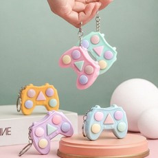 [GE가은스토어] 휴대용 미니 기억력 게임기 열쇠고리 키링 가방고리 키링장난감 미니게임기 게임기키링, 3기억력게임-그린민트