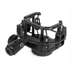 Lewitt LCT-240 라이브 방송 마이크 녹음 홀더 마이크 마운트 및 스탠드 용 마이크 충격 마운트, 검은색, 1개