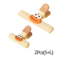 6개입 간식 밀봉 클립 다기능 사무실 보존 방습, 02 2Pcs