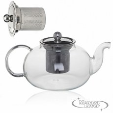 모나카러버 거름망 유리 차주전자 1L 보이차내리는기구