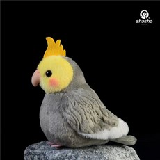 노란색 완구 조류카페 장식 노란색 앵무 Special 소품, 정품, B. 회색 앵무새, 1개