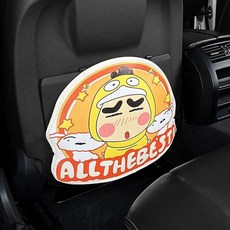 可愛蠟筆小新汽車座椅防踢墊 通用車用防髒防護墊 兒童後排防磨墊, 防踢墊恐龍小新-黃顏色_單張, 1個