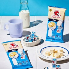 래핑카우 벨큐브 치즈 플레인 24큐브 125g / 큐브치즈 크림치즈