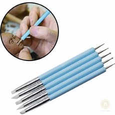 스토어-소유 찰흙도구 지점토 폴리머 클레이 도구 공예 툴 5 종