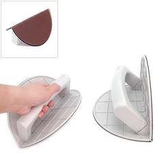 아이베란다 모서리 원형 손사포 대형 샌더기 샌딩 손잡이, 2개