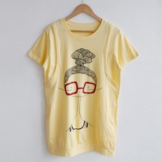 마더라이크 F 당고머리 반팔 수유티