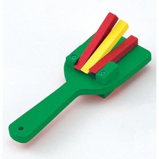 瀚悅樂器 日式響板 - 日本傳統樂器 拍掌器 活動慶祝用品 祭典遊戲聚會適用, 綠色, 1個