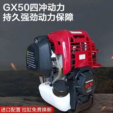 本田gx50gx35發動機 大功率園林農用混合全套側掛式背負式割草機, 1個, 本田大功率gx50側掛式發動機雞頭