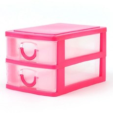 미니 테이블 서랍장 사무용품 필기구 문구 액세사리, 2단, 2단