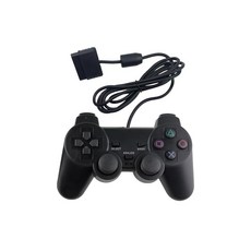 RGEEK PS2 유선 컨트롤러 플레이스테이션2 인체공학 더블 진동