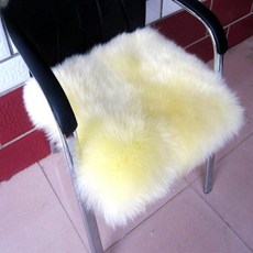 호주 천연양모 100 컬러 두꺼운 12컬러 매트 원형 워셔블 천연 양모 봄가을 호주산, 베이지옐로우