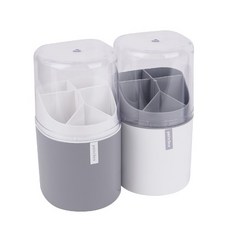 뚜껑있는 스탠드 수저통 대 색상랜덤, 1개, 상세참조