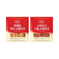사세 바베큐 치킨 스테이크 1.4kg + 스파이시 그릴 스테이크 1.3kg, 1개
