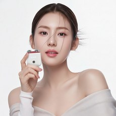 미오데칼코마니 화장전 붓기관리 림프팟 EMS뷰티디바이스 괄사마사지기 물광피부 휴대용, 화이트