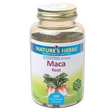 NATURE'S HERBS 素食瑪卡根膠囊, 100顆, 1罐