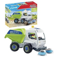 PLAYMOBIL City Action 71432 스위퍼 도시 청소 회전 청소 브러시 만 4세 아동용 장난감 265877, PLAYMOBIL City Action 71432 스위