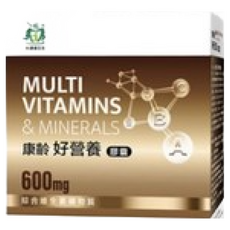 康齡 好營養膠囊 綜合維生素礦物質, 1個, 60顆