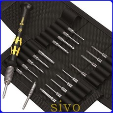 Wera ESD/20 SB 防靜電精密起子組 德國製 智慧手機 牙科專業用 帆布收納包, 1個