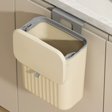 올릭 키친 걸이형 싱크대 휴지통 + 싱크대 홀더 + 벽걸이 홀더 세트, 베이지 베이지