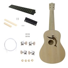 STK 21 인치 우쿨렐레 DIY 키트 하와이 기타 어린이 장난감 조립 선물, 삼, 1개
