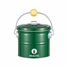 日本 OBAKETSU 手工製蚊香桶(小) 復古工業質感 露營蚊香罐 露營防蚊 戶外驅蟲, 綠色