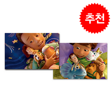 디즈니 픽사 토이 스토리 3 렌티큘러 엽서 4: 앤디 우디 보니, 아르누보, Pixar