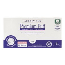 오드리선 내추럴코튼 닦토 화장솜, 80개입, 1개