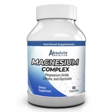 Absolute Nutrition 鎂複合物膠囊, 1個, 60錠