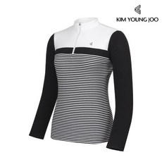 [사은품증정] 김영주 여성 골프웨어 양면 플리스 집업 긴팔 티셔츠 532942
