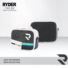 라이더 배드민턴 미니 파우치 블랙 화이트 가방끈 포함 2025RMP-512 남성 여성 남녀공용