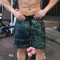 WANNABIG 男式軍裝泳褲板短褲體質沙灘褲泳裝短褲